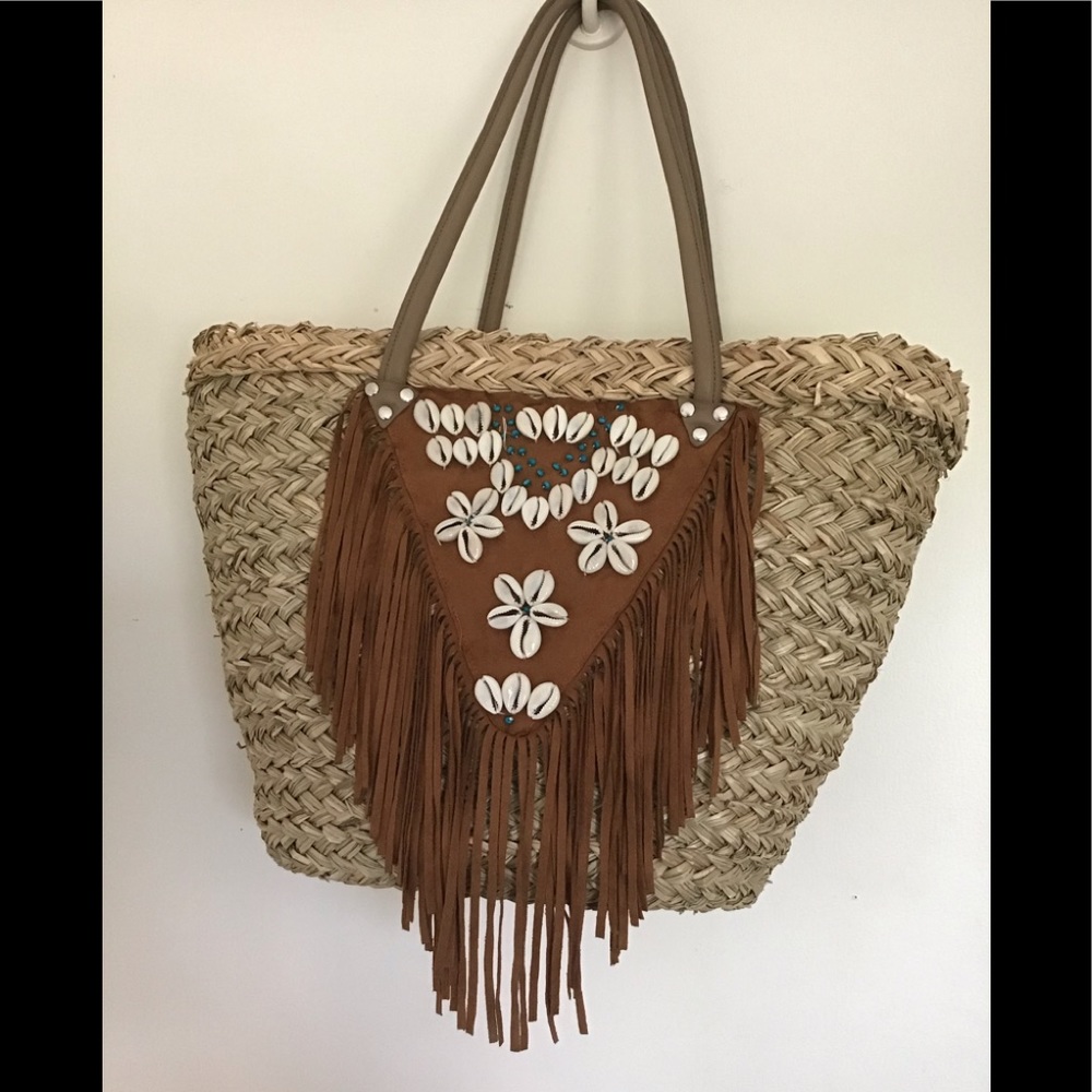 Bay Sky Seagrass Beach Tote Bag